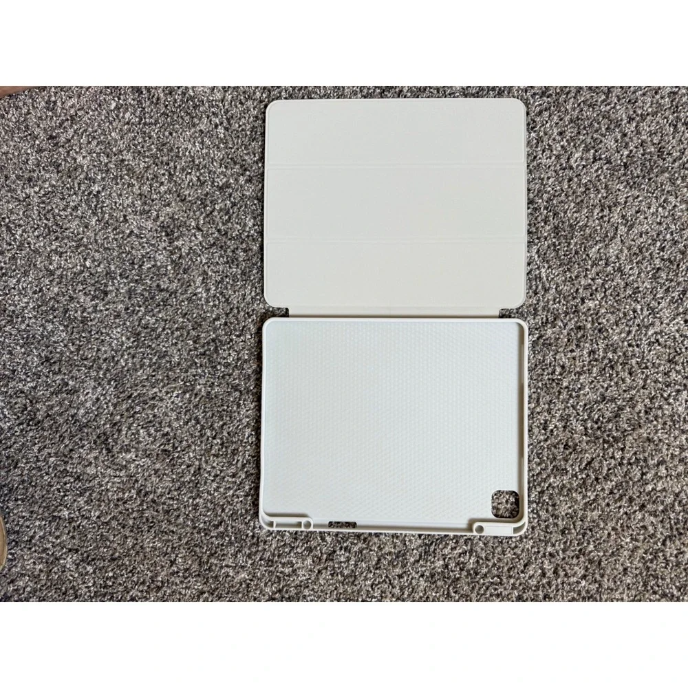 Unbranded Tablet Case iPad Pro 12.9 Light Gray New Pencil Charging Folio Stand